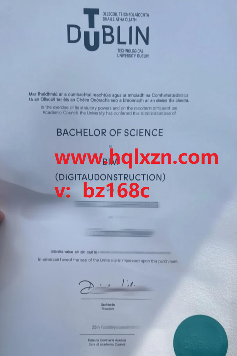 都柏林理工大学毕业证vs Technological University Dublin diploma loading=