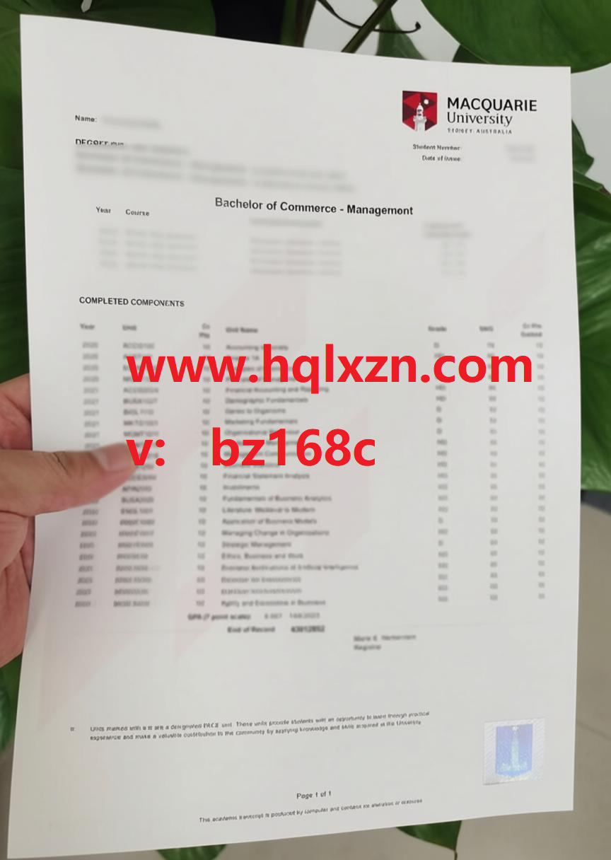 在线加急购买麦考瑞大学成绩单什么流程？ loading=