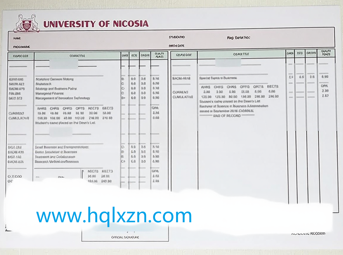 办理尼科西亚大学成绩单可选的10大特色专业是什么？How to apply for University of Nicosia transcripts？ loading=